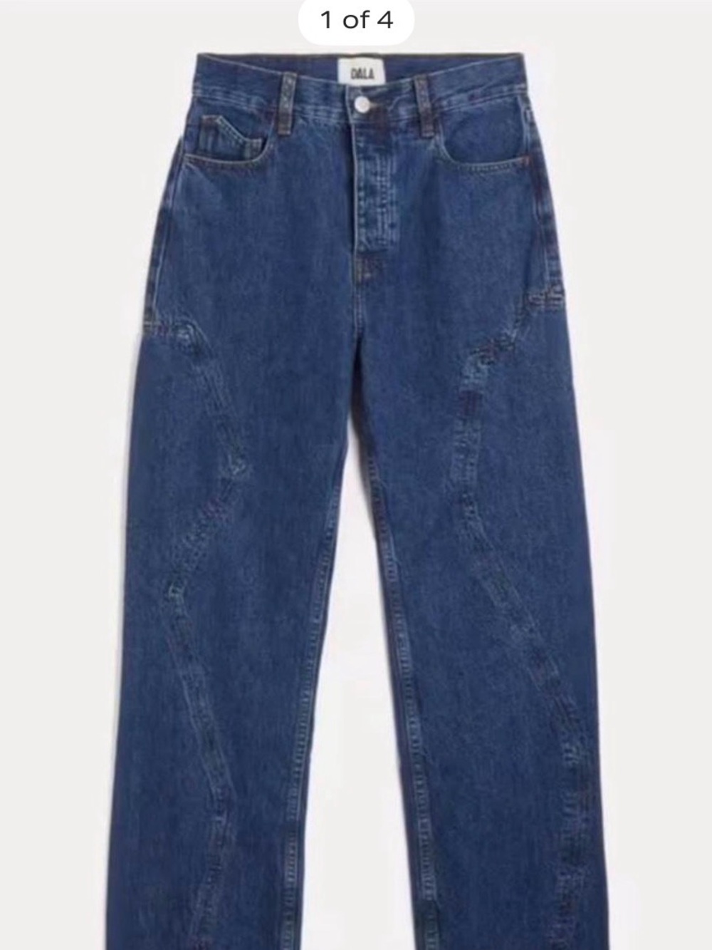 NWT DALA Twisted Alley Women's High-Rise Blue Straight Jeans